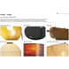 Quattro 61 inch 23.00 watt Natural Ash Wood and Weathered Brass Floor Lamp Portable Light